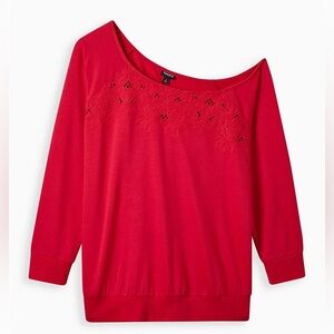 Torrid Off the Shoulder Sweater size 2